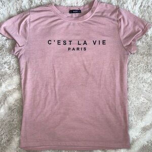 Pink C’este La Vie Top Shien Small